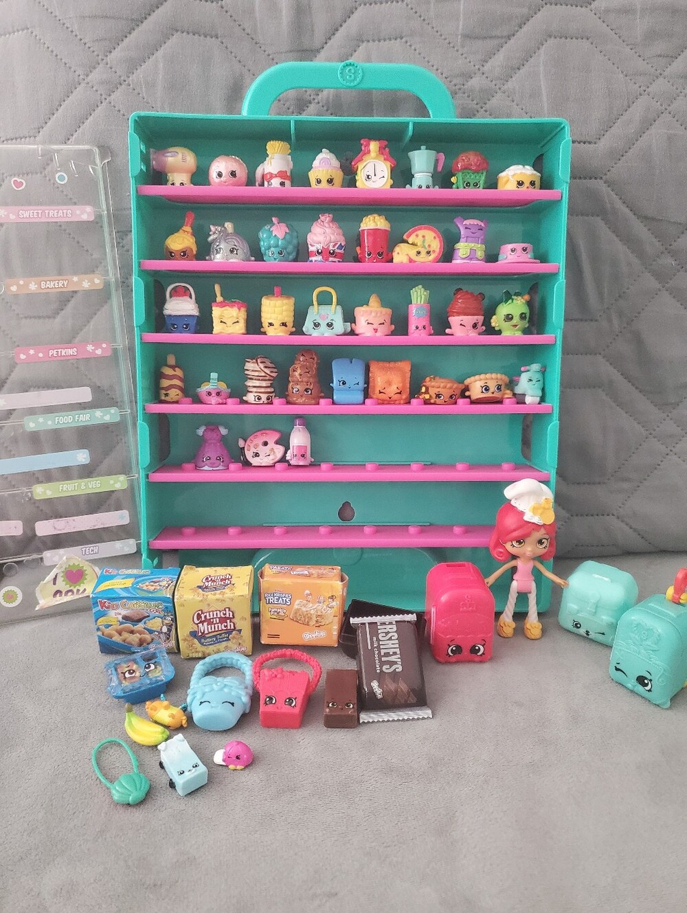 Shopkins bundle with a case